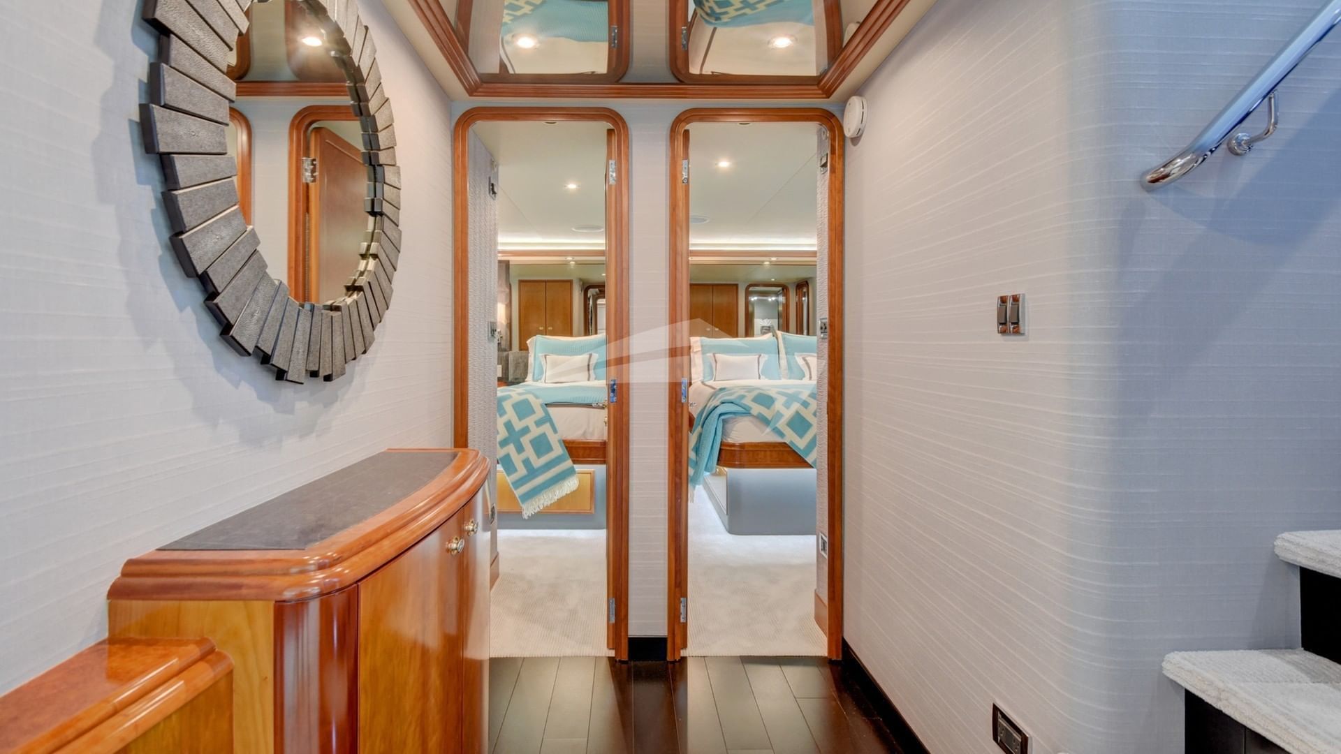 Entrance to guest cabins