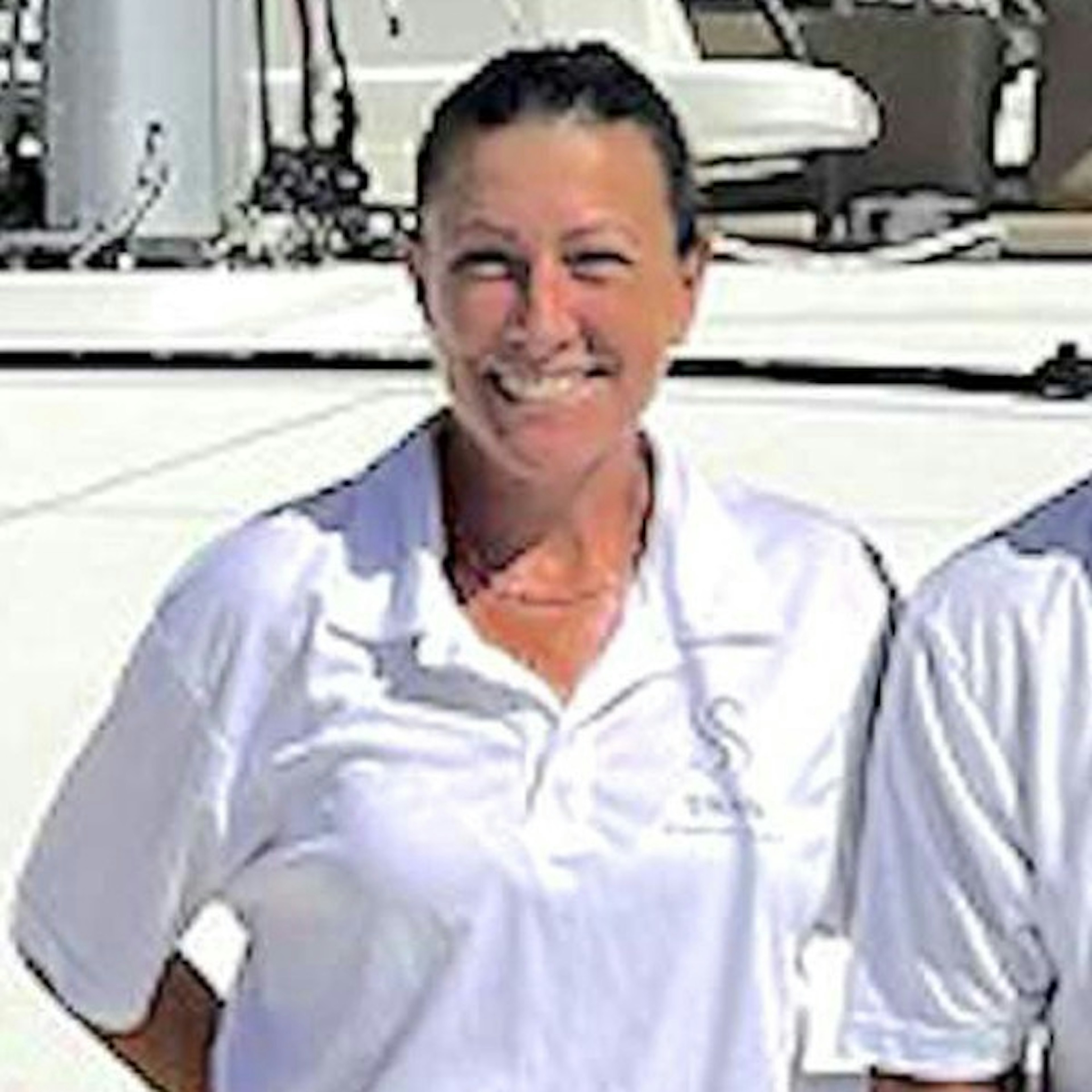 Stewardess Georgina Woodford