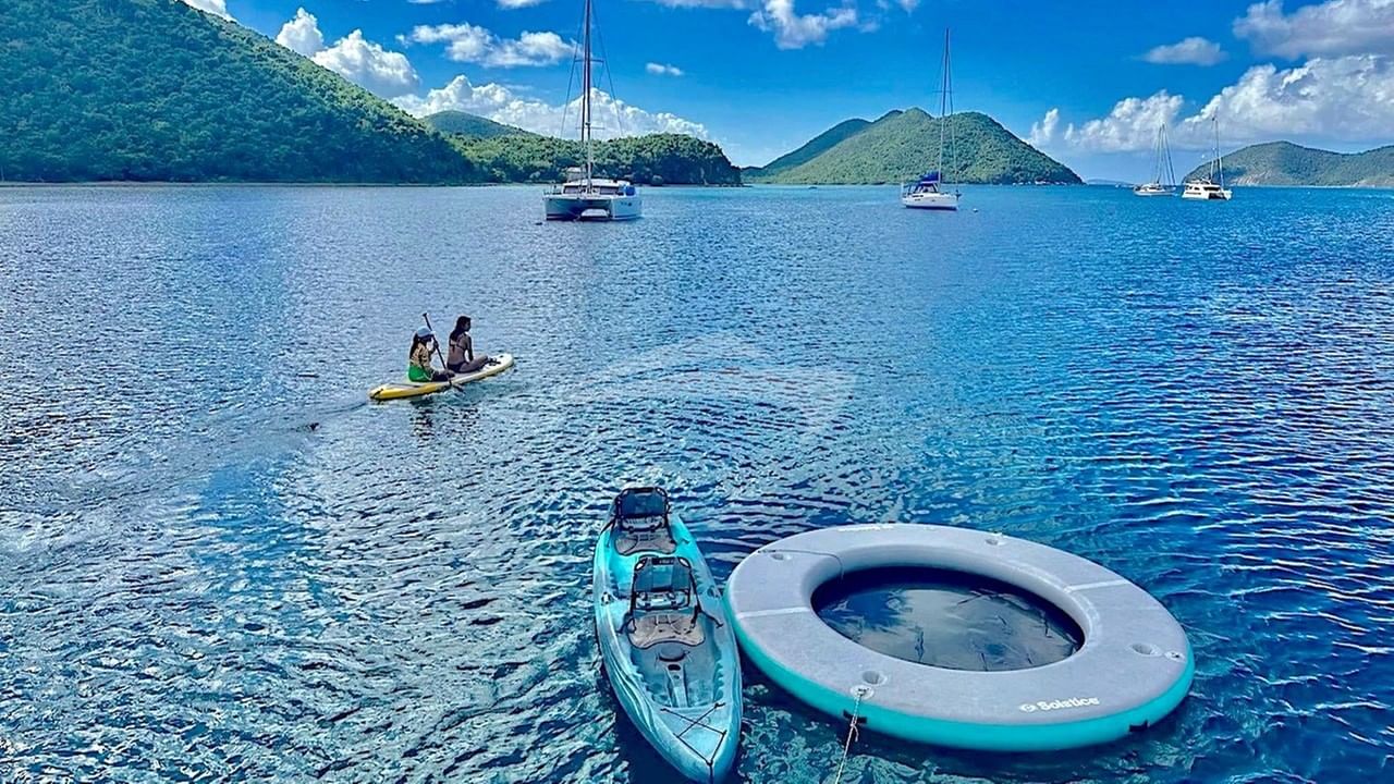 Watersports off the stern