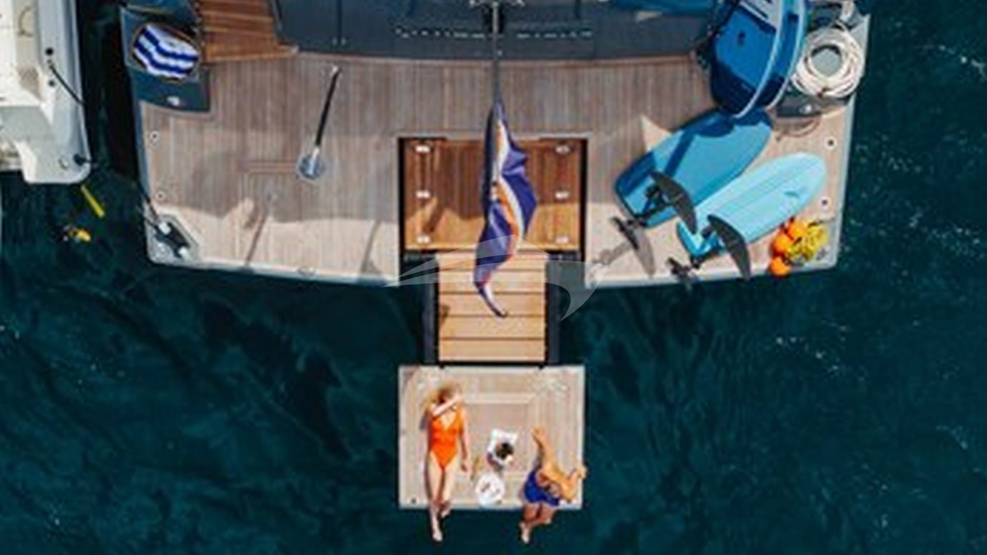 Aerial View of Swim Platform