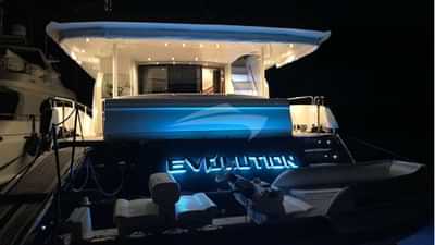 View of Aft at Night