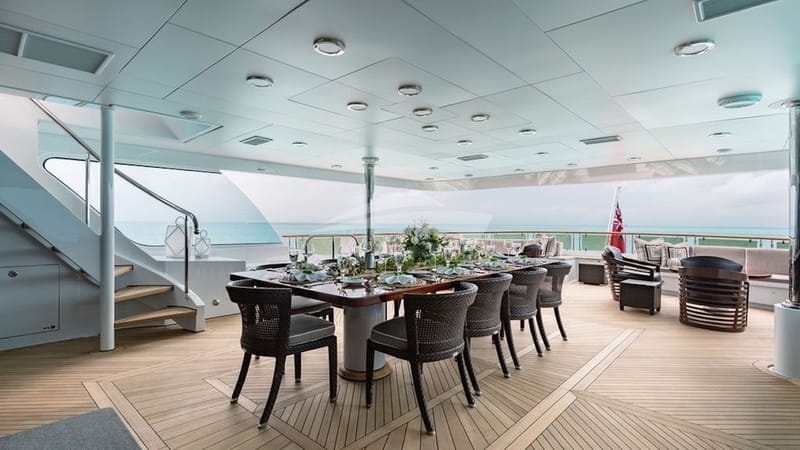 Ocean Club Bridge Deck Aft Dining - photo credit Ocean Air Media