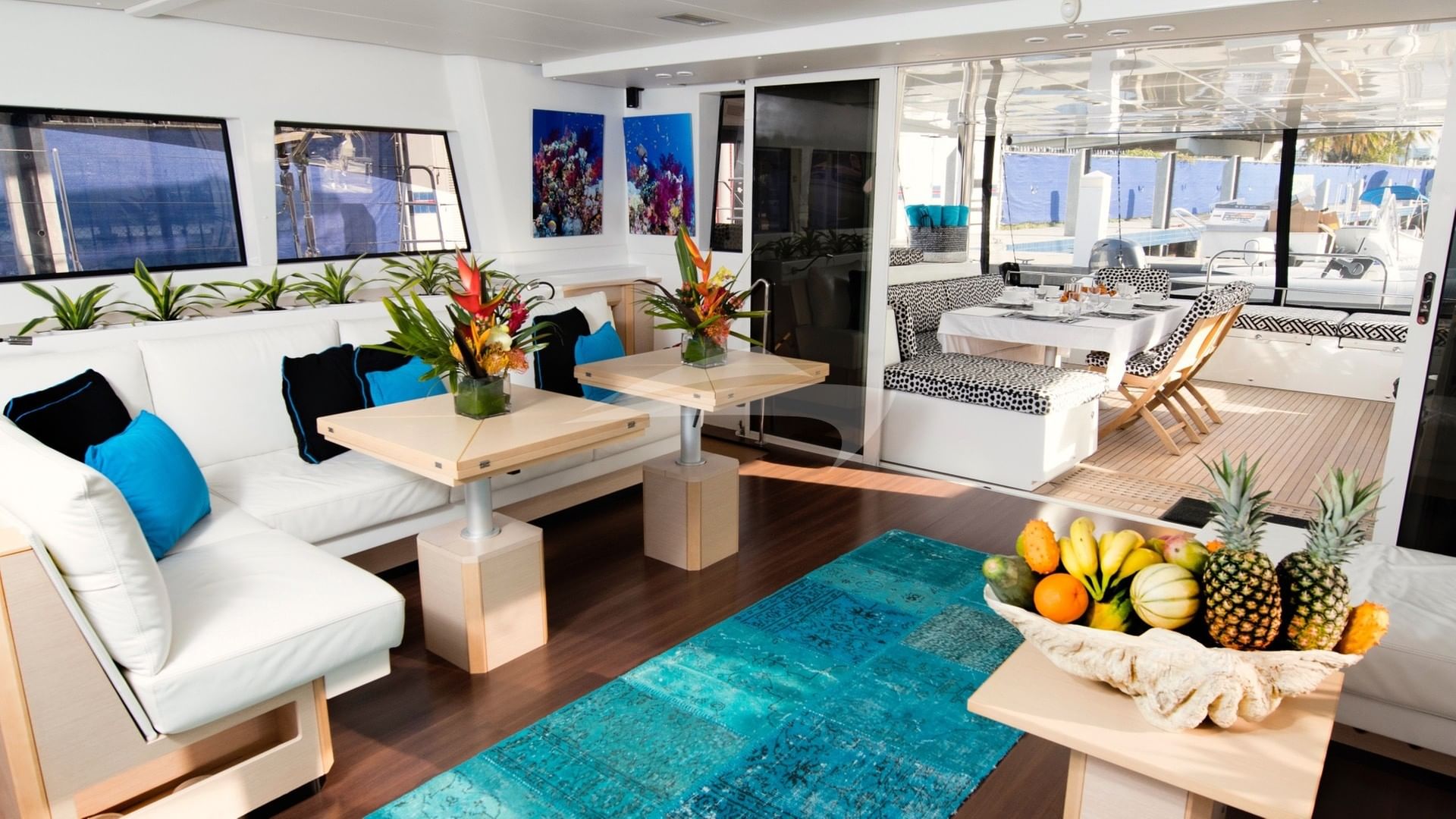 Vibrant decor throughout Lady Katlo