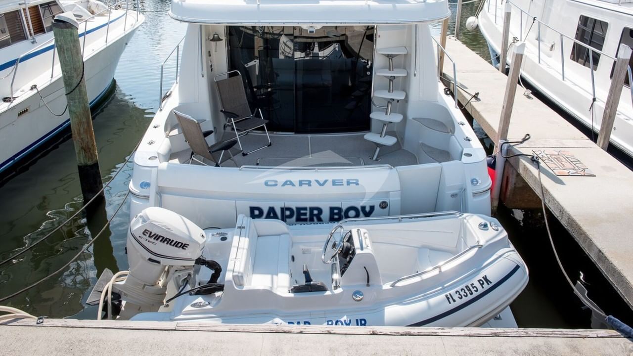 View of Aft Deck and Tender