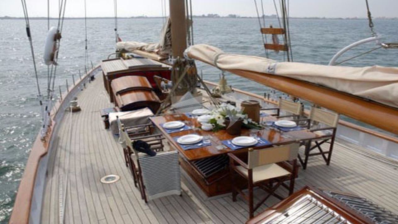 Dining on deck