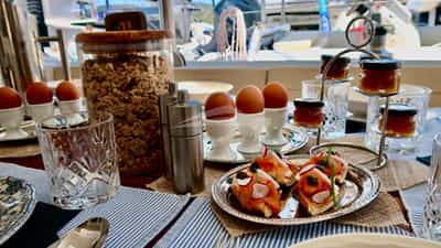 Breakfast table