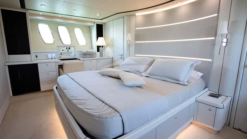 LIGHT BLUE 25m motor yacht charter, photo 5