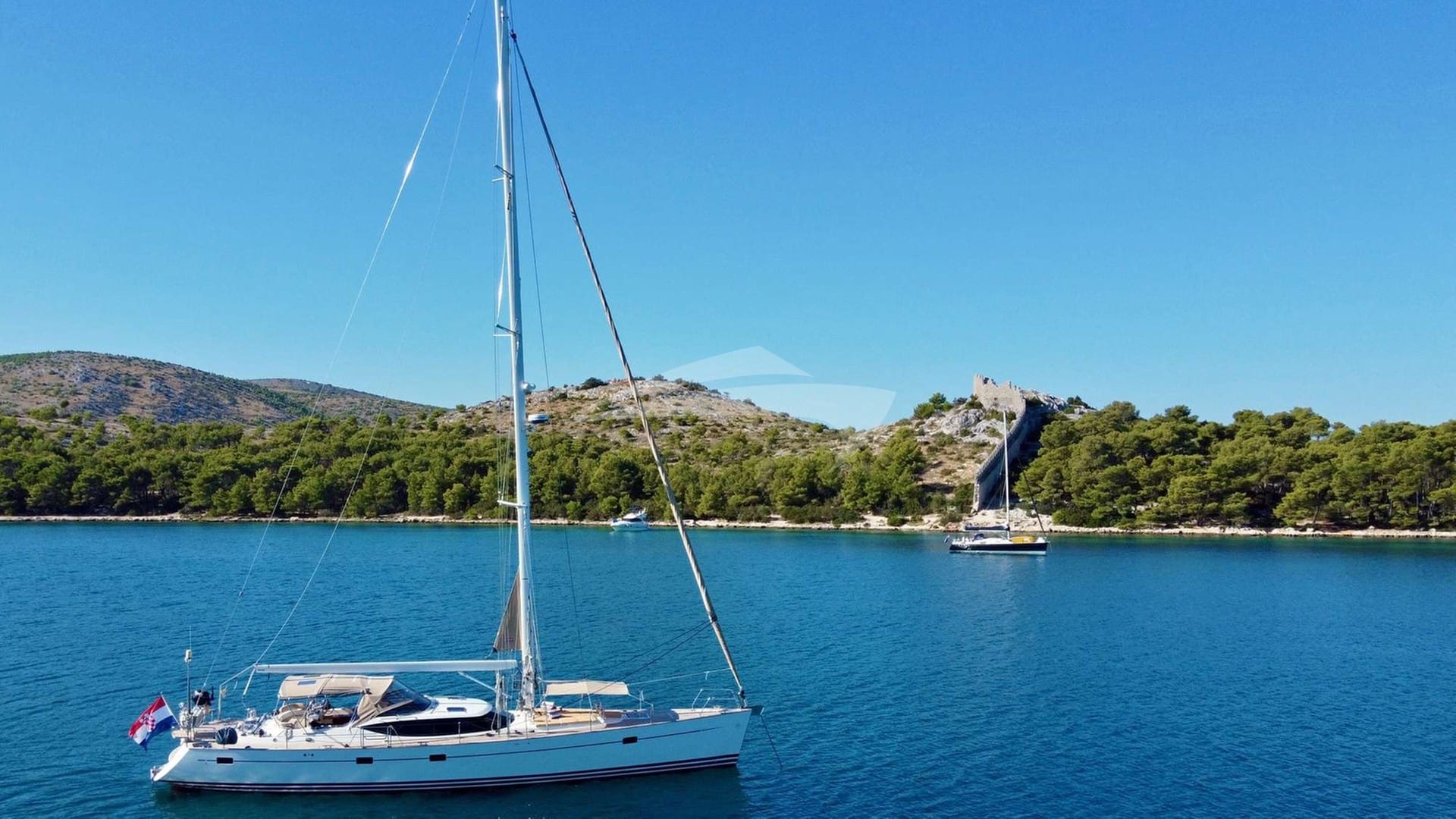 Beautiful blue waters await you...