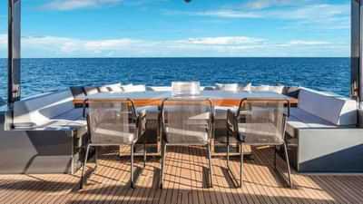 Aft Deck Dining (Rendered image)