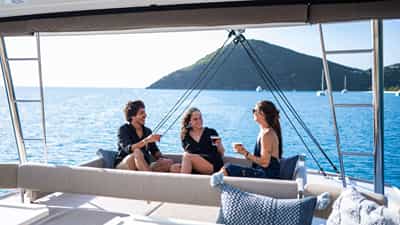 Relaxing on Deck