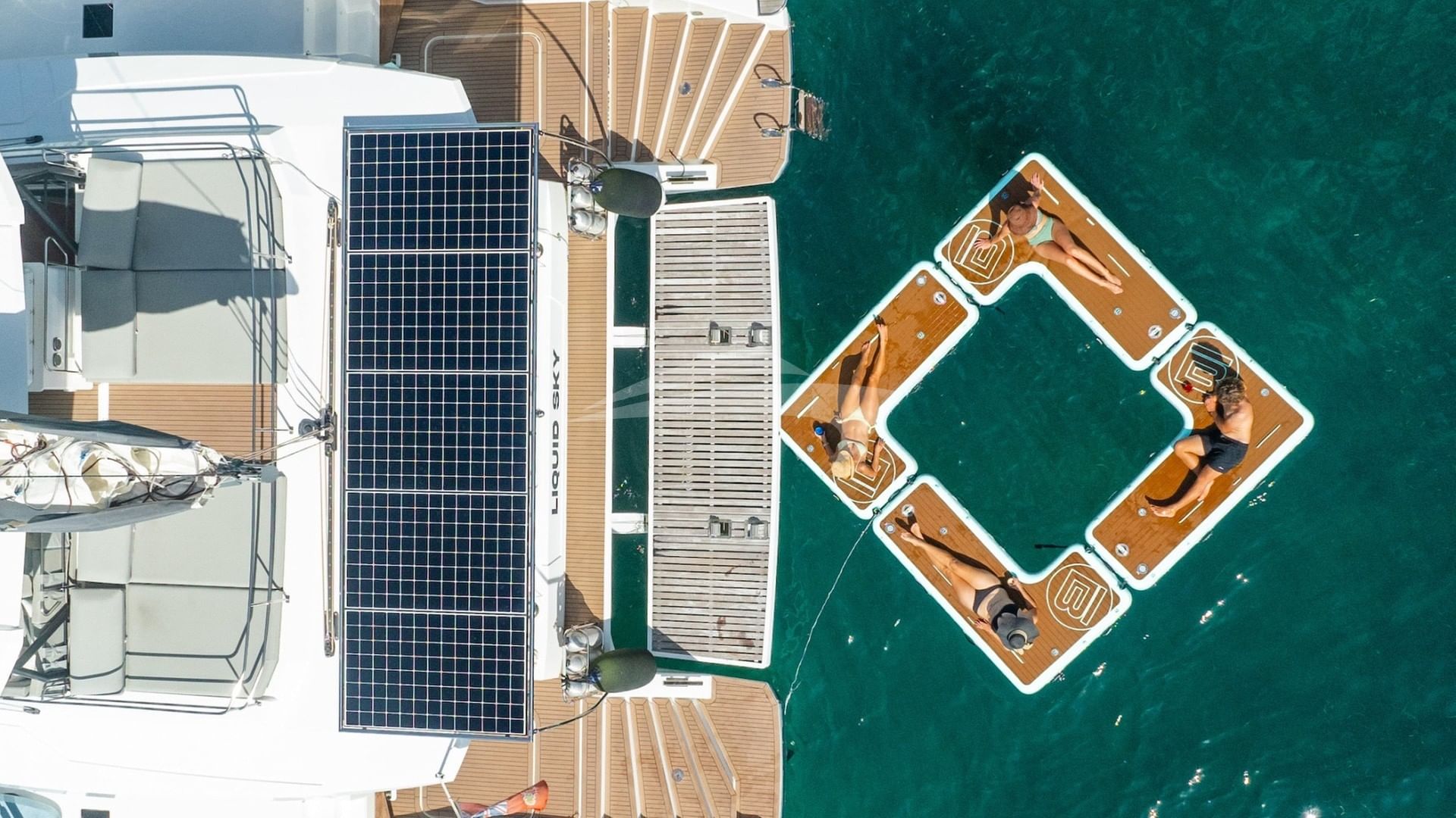 Fun on the floating island