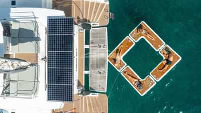 Fun on the floating island