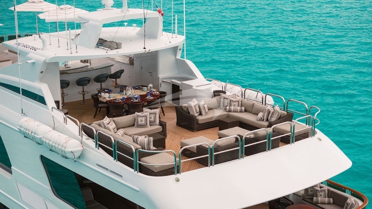 Ocean Club Sun Deck Aft Aerial View - Image by Ocean Air Media