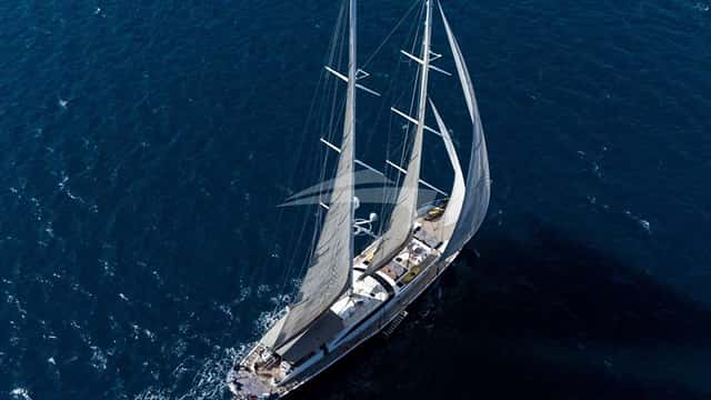 UBI BENE 44m sailing yacht for charter