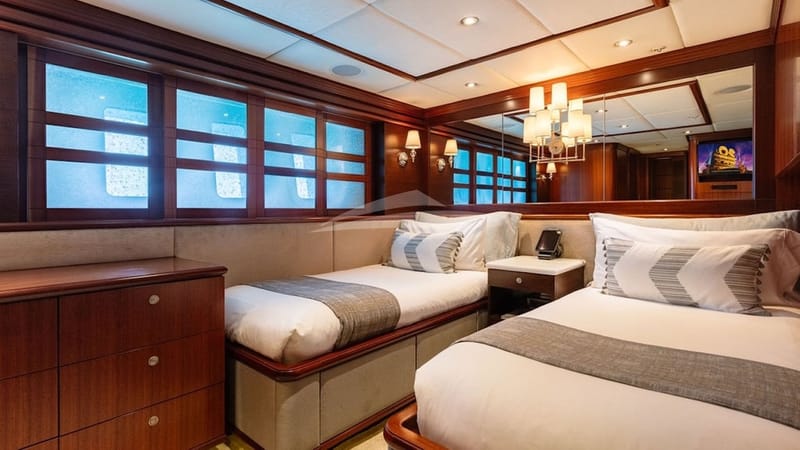 Ocean Club Guest Stateroom Twin - photo credit Ocean Air Media