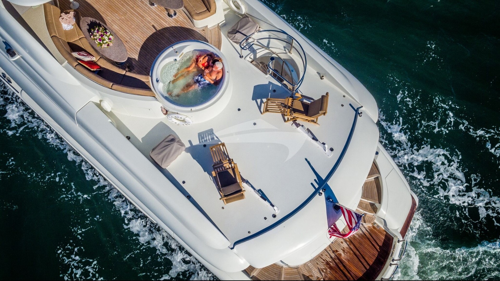 Aerial View of Flybridge
