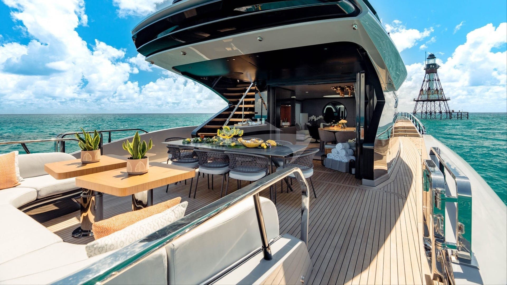 Aft deck