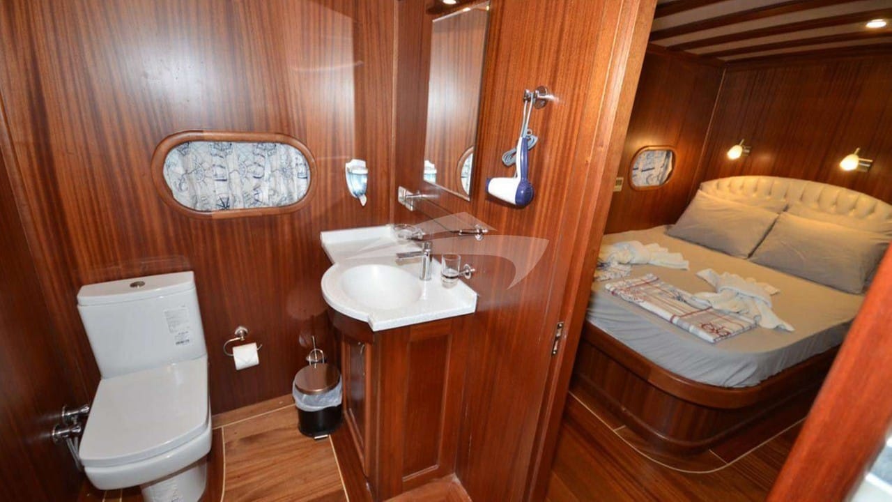 Guest Bathroom and Cabin