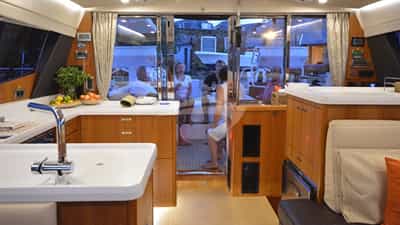 Salon looking out to cockpit
