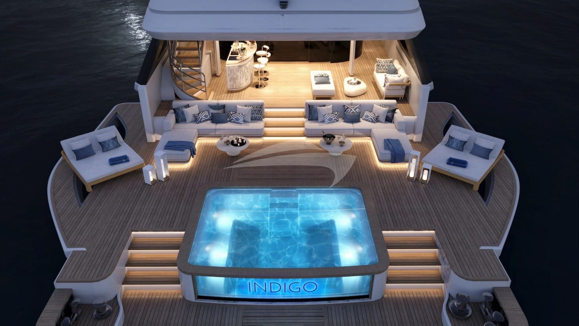 Main Deck Aft at Night
