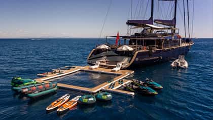 OGUZ KHAN 51m sailing yacht charter, photo 6
