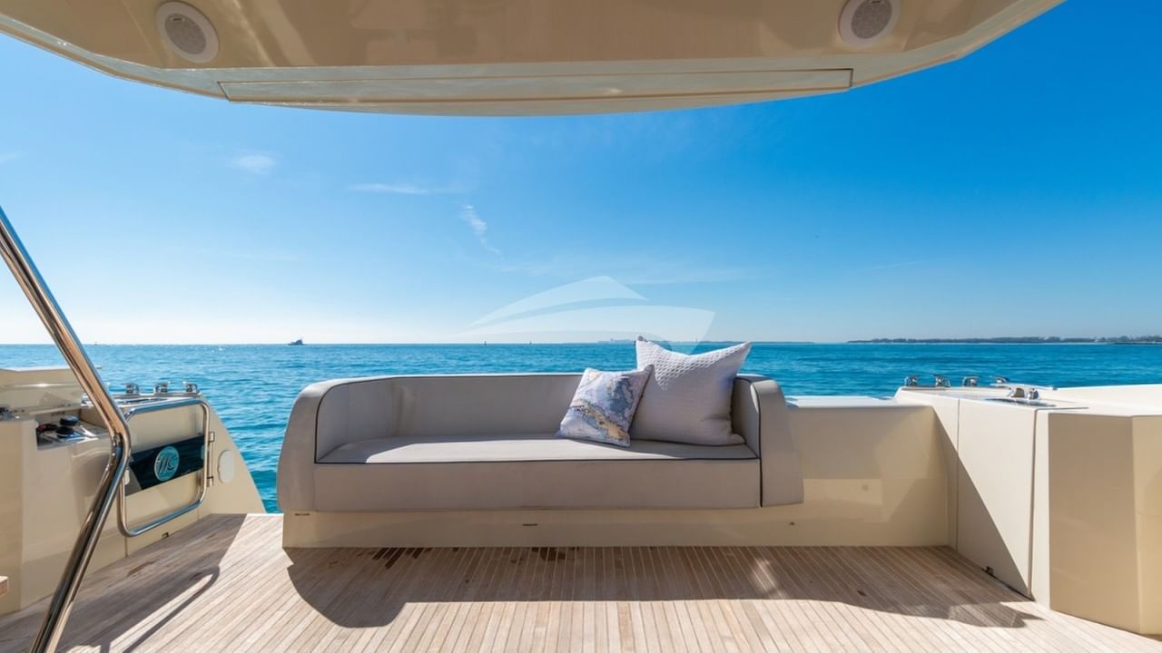 Great aft deck for sunsets