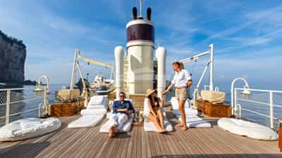 Sundeck lounge area