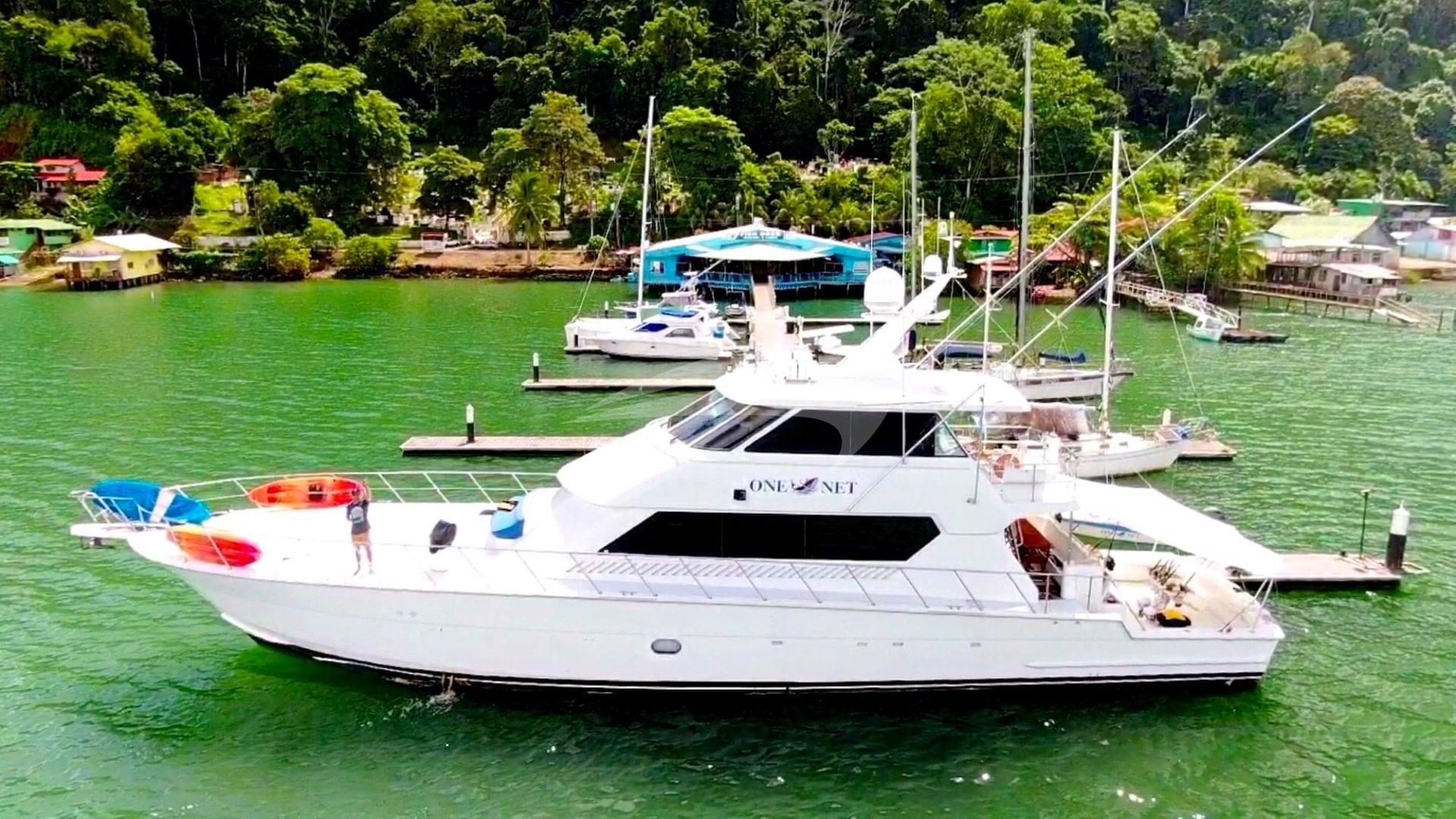 Oner Net on the dock