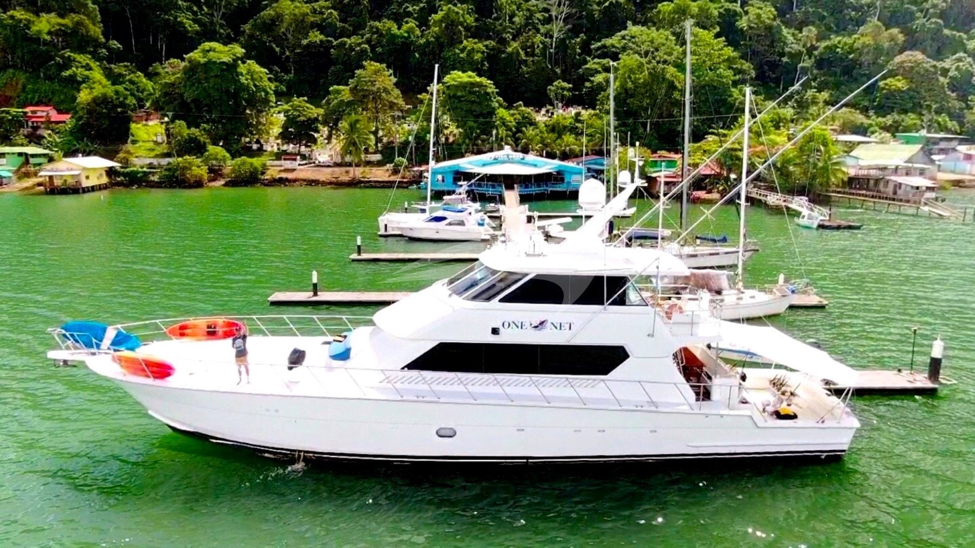 Oner Net on the dock
