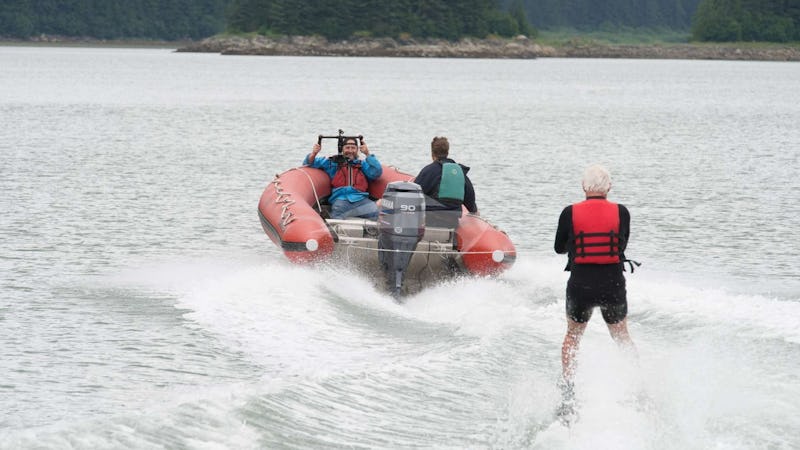 Water skiing in Alaska....really is an activity!