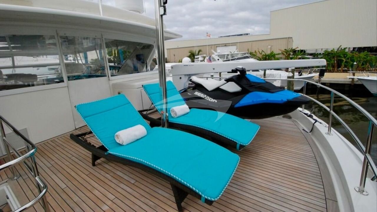 Sun Loungers and Jet Ski