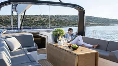 Relaxing on Deck