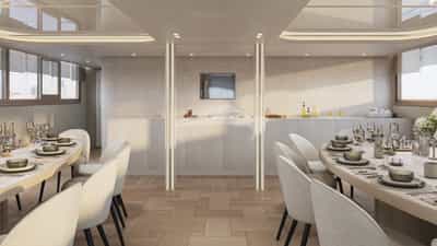 Salon Dining - Main deck