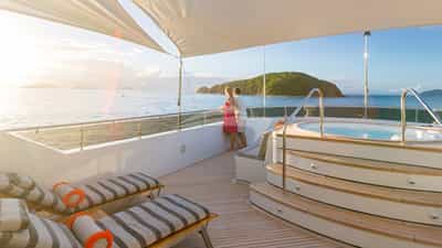 Deck and Jacuzzi