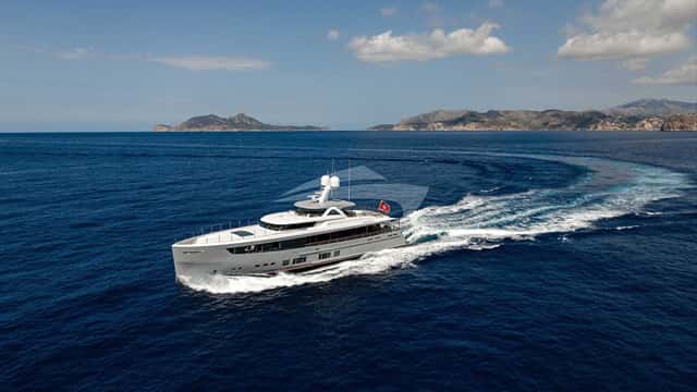 DELTA ONE 36m motor yacht for charter