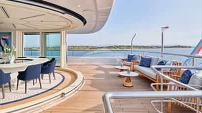 Deck Seating and Bar