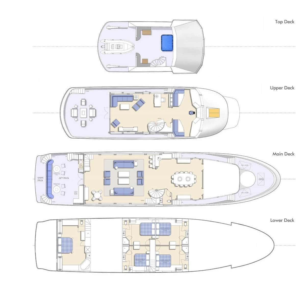 ASCENTE deck layout