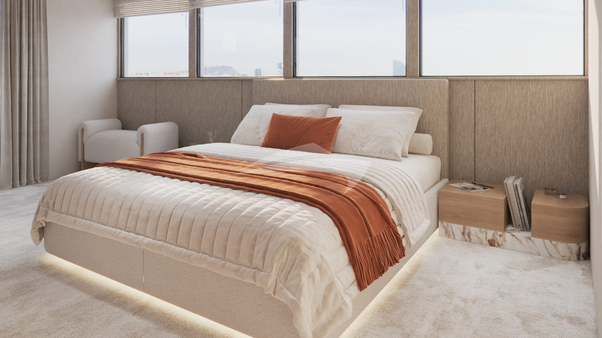 Master Stateroom - Upper deck