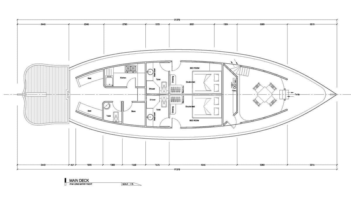 DHONI STELLA deck layout
