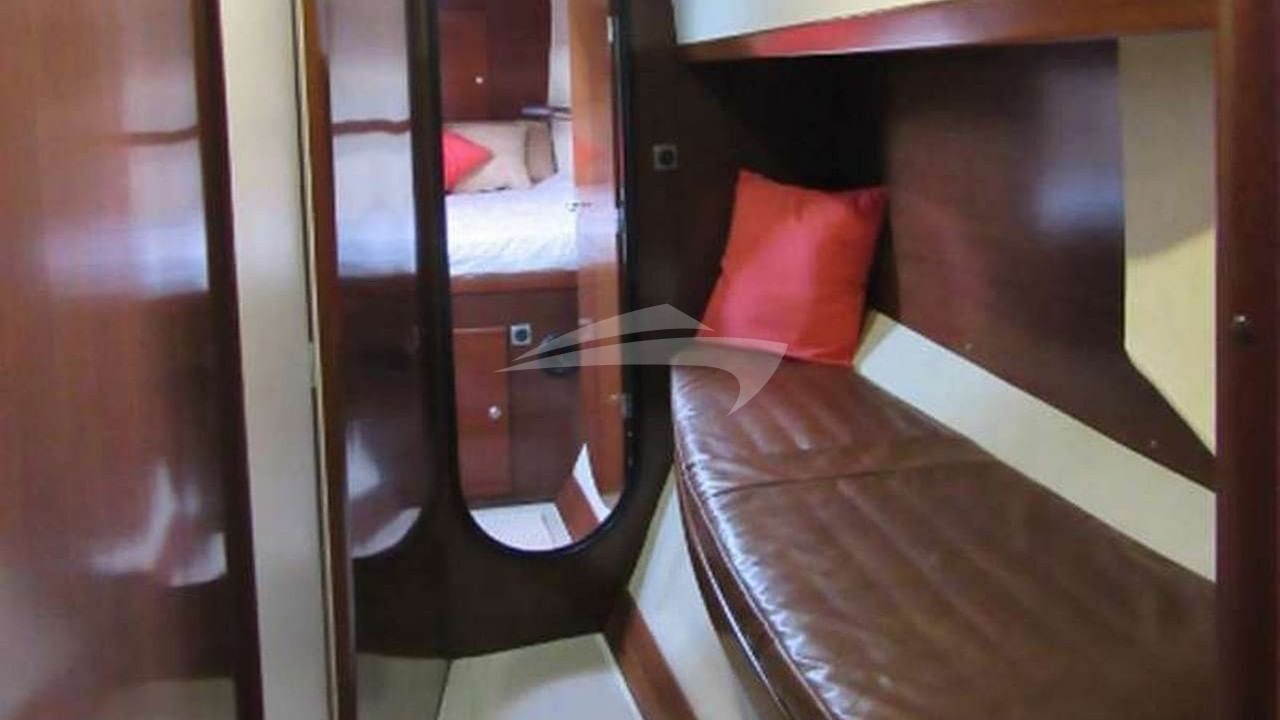 Companionway between cabins perfect for a child