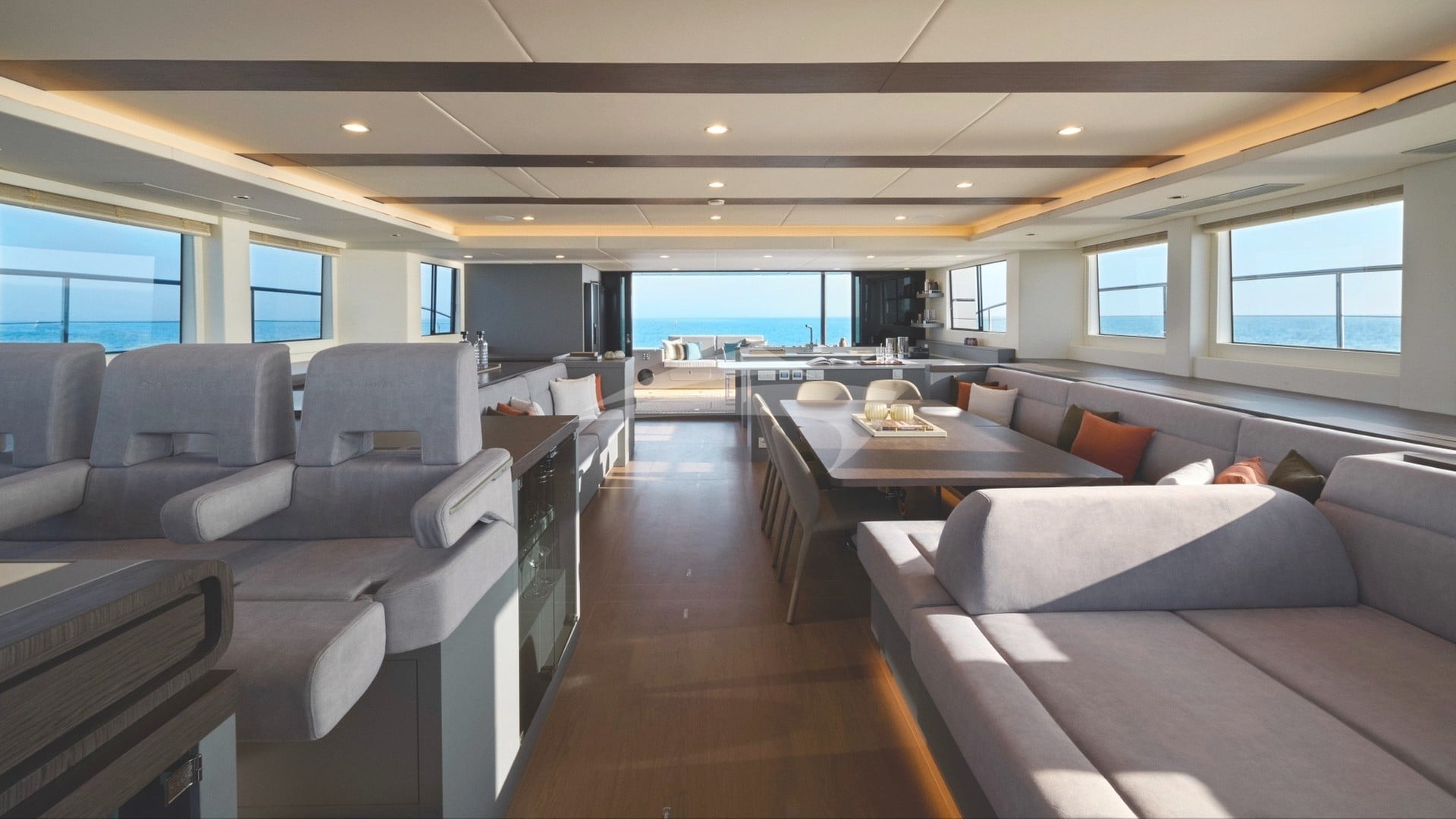 Saloon looking aft