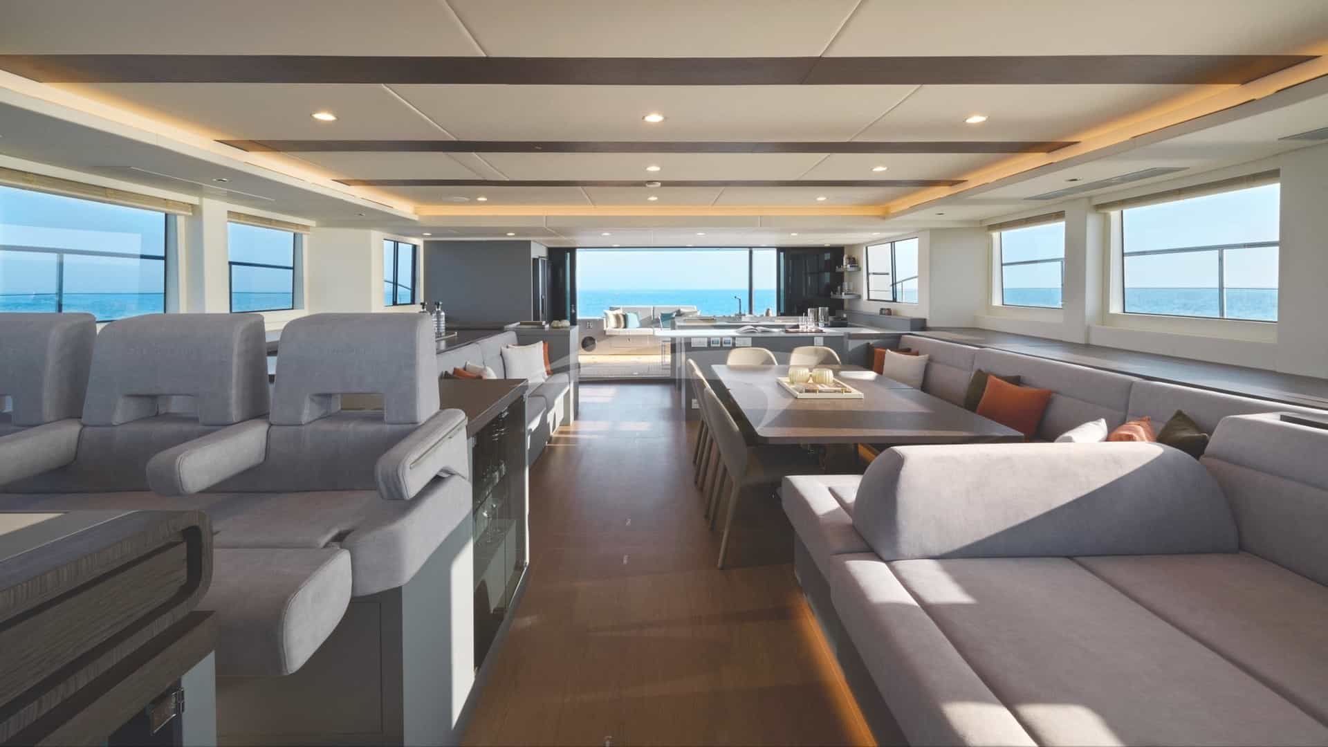 Saloon looking aft