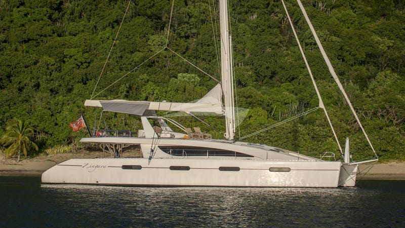 Anchored out on a sunny afternoon