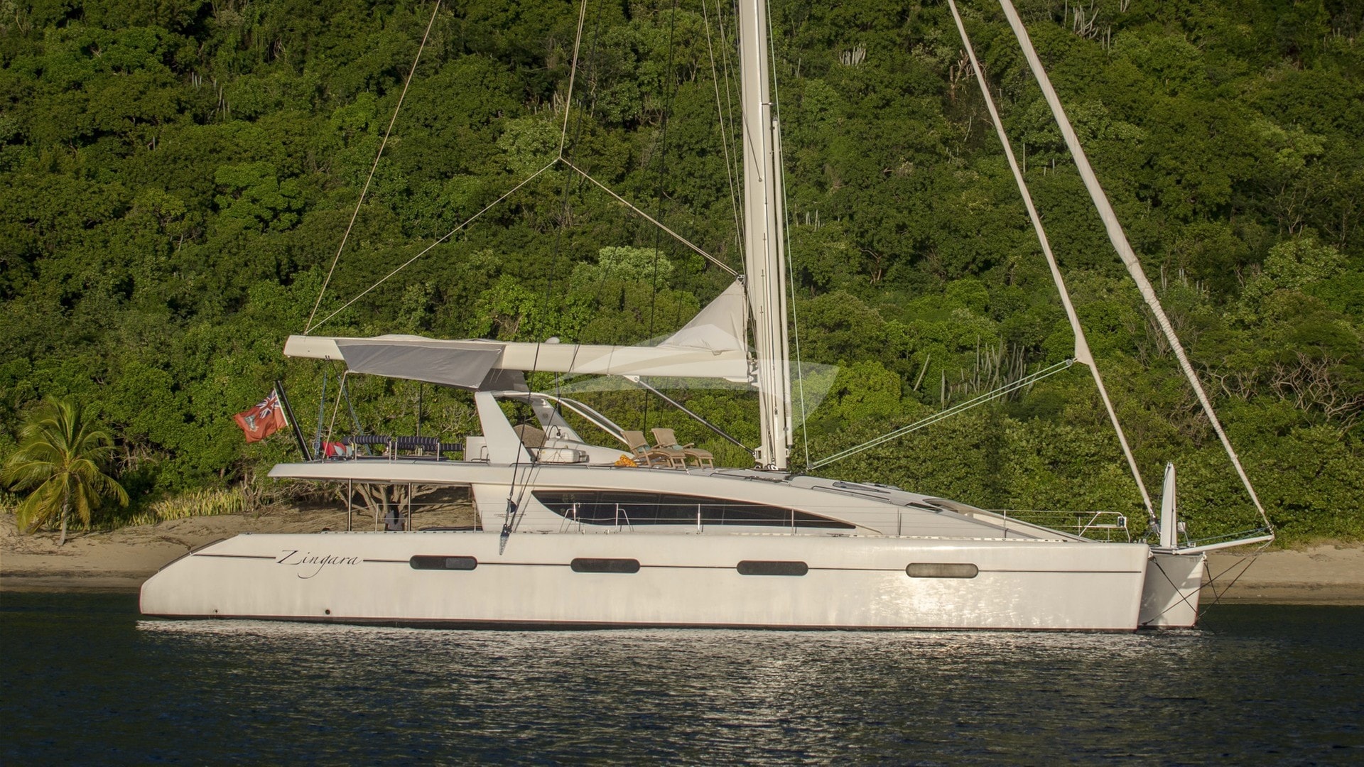 Anchored out on a sunny afternoon