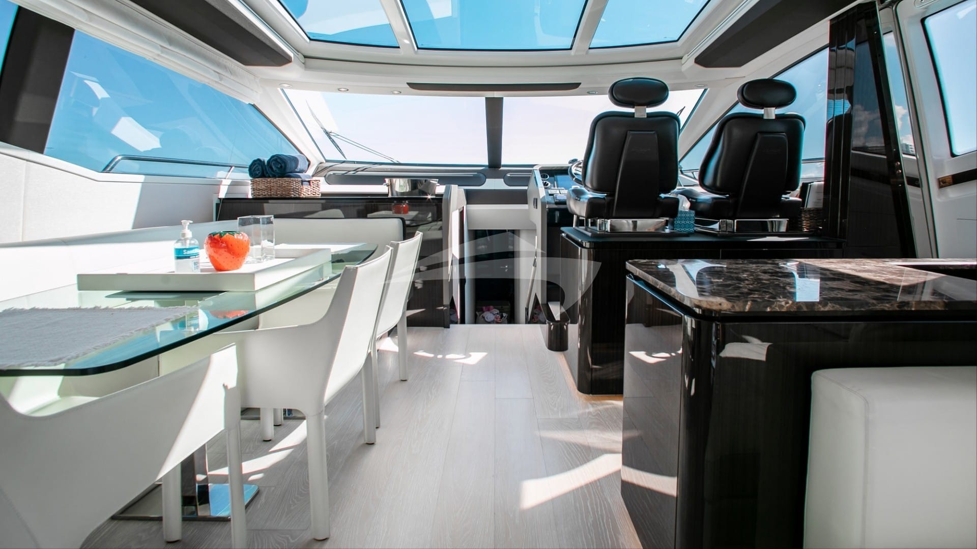 Dining area and bridge