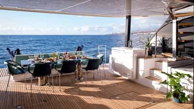 Aft deck