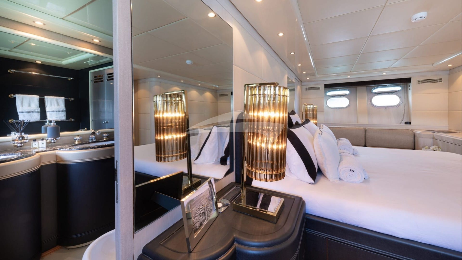 Master Cabin and Bathroom