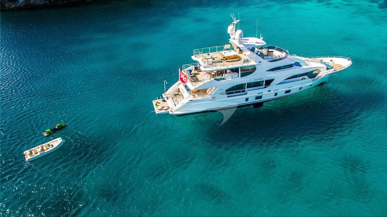 Aerial View with Tender