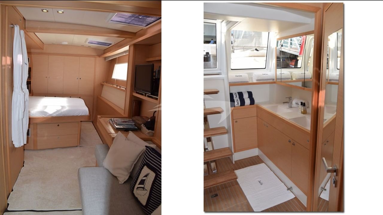 Another view of the master suite & head