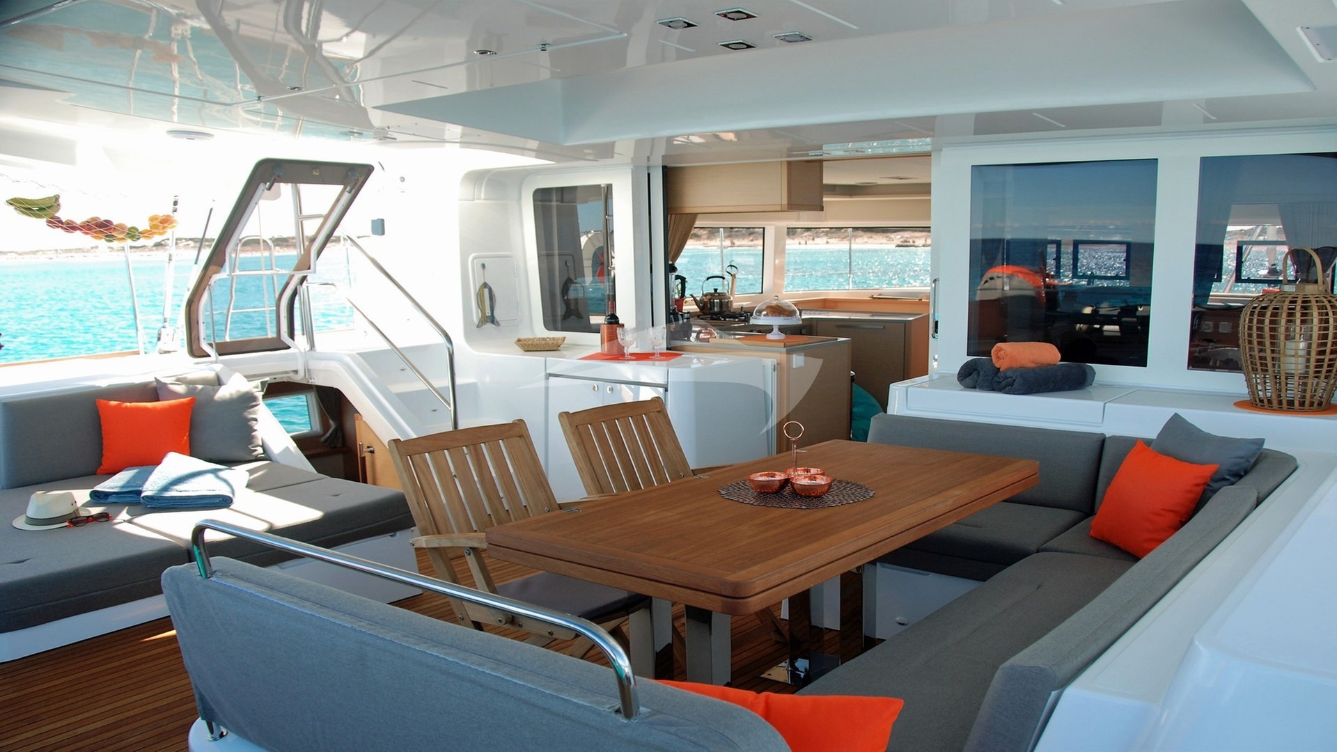 Spacious Aft Deck